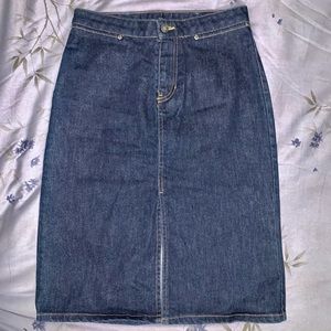 Vintage denim skirt